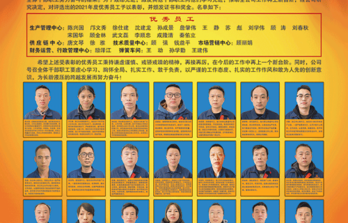 奇异果体育隆重召开2021年度优秀员工表彰大会